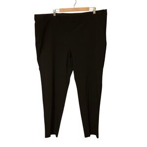 Lane Bryant 28 regular length side zipper fitted tailored Black Women's Pants